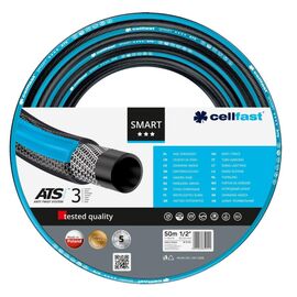 Поливочный шланг Cellfast SMART ATS VARIANT, 1/2", 50м, 3 слоя, до 25 бар, -20… (13-101)