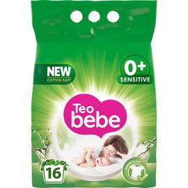 Стиральный порошок Teo bebe Cotton Soft Sensitive Green 2.4 кг (3800024020629)