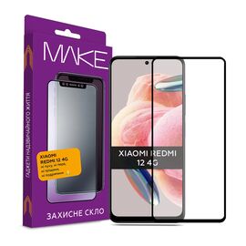 Стекло защитное MAKE Xiaomi Redmi Note 12 (MGF-XRN12)