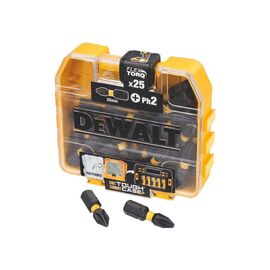 Набор бит DeWALT EXTREME FLEXTORQ, Ph2, L= 25 мм, 25 шт, кейс (DT70555T)