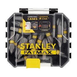 Набор бит Stanley FatMax, Phillips, Ph2, L= 25 мм, 20 шт, кейс (STA88569)