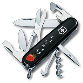 Ніж Victorinox Climber Ukraine Black "Паляниця" (1.3703.3_T1300u)