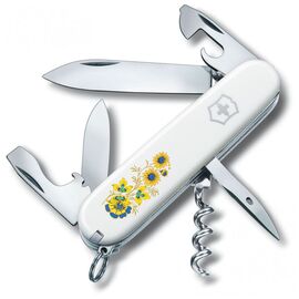 Нож Victorinox Spartan Ukraine White "Квіти" (1.3603.7_T1050u)
