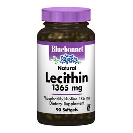 Вітамінно-мінеральний комплекс Bluebonnet Nutrition Натуральний Лецитин 1365мг, 90 желатинових капсул (BLB0924)