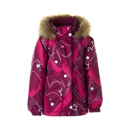 Куртка Huppa ALONDRA 18420030 бордовый с принтом 104 (4741632121096)