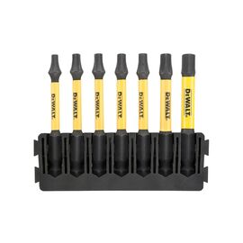 Набор бит DeWALT в касете для Tough Case, FlexTorq, L57 мм,Т15 Т20 2шт. Т25 2шт, Т30,Т40 (DT70825)