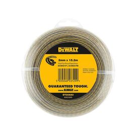Жилка косильная DeWALT D=2.0 мм, 15 м, витая (DT20650)