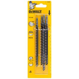 Полотно DeWALT для электролобзика, по древесине, прямой, L=152, WL=116, 4 мм, 5 шт (DT2169)
