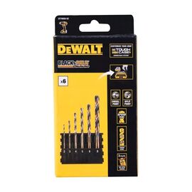 Набор сверл DeWALT в касете для Tough Case, по металлу Black&Gold, 7 шт. (DT70828)