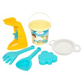 Игрушка для песка Tigres Summer 6 элементов с мельницей и термонаклейкой (39909)