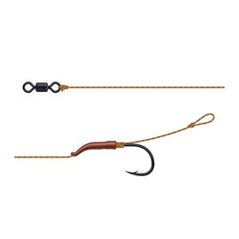 Поводок DAM Tactix Line Aligner Rig 20lb 18см крючок№2 (56750)