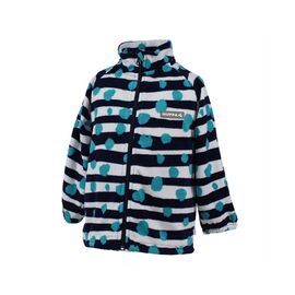 Кофта Huppa флисовая BERRIE 1501BASE тёмно-синяя с принтом 98 (4741468465920)