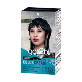 Краска для волос Got2b Color Rocks 322 - Угольно-черный 142.5 мл (4015100427585)