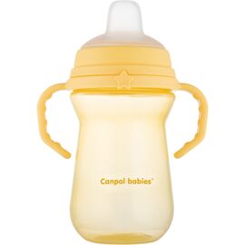 Поїльник-непроливайка Canpol babies з силіконовим носиком FirstCup 250 мл Жовта (56/615_yel)
