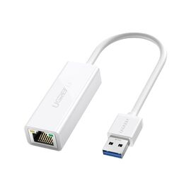 Переходник USB 3.0 to Ethernet RJ45 1000 Mb CR111 White Ugreen (20255)