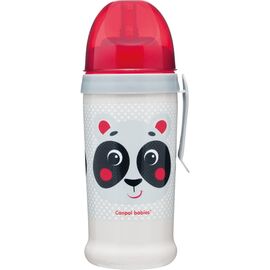 Поїльник-непроливайка Canpol babies Hello Little із силіконовою насадкою Бежевий 350 мл (56/510_bei)