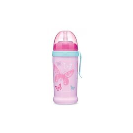 Поїльник-непроливайка Canpol babies Butterfly Рожевий 350 мл (56/515_pin)