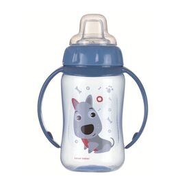Поильник-непроливайка Canpol babies Cute Animals Собачка с мягким носиком и ручками 320 мл (56/512_blu)