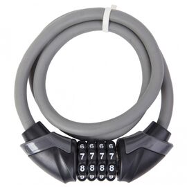 Замок велосипедный Velotrade PYM 2836 10mm/100cm Grey (LCK-058)