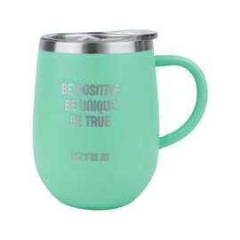Поильник-непроливайка Kite Be positive термокружка 360 мл, бирюзовая (K22-378-02-2)