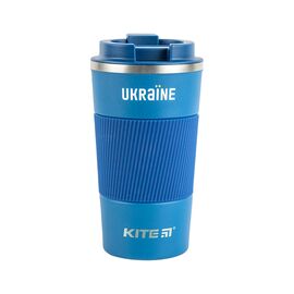 Поильник-непроливайка Kite Украина термокружка 510 мл, синяя (K22-458-05)