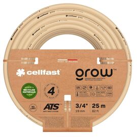 Поливочный шланг Cellfast GROW 3/4" 25 м, 4 слоя, до 27 Бар, -20…+60°C (13-521)