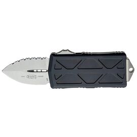 Нож Microtech Exocet Double Edge Stonewash FS Serrator (157-12)