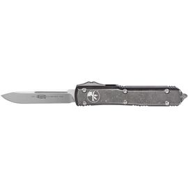 Нож Microtech Ultratech Drop Point Stonewash Distressed Black (121-10DBK)