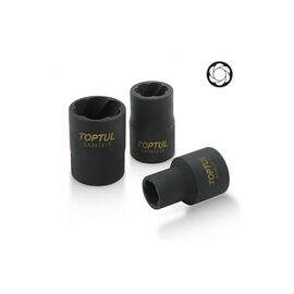 Экстрактор Toptul головка для поврежденных гаек 1/2" 18мм (BAAK1618)