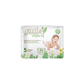 Подгузник Giggles Natural 5 Junior 11-25 кг 24 шт (8680131206414)