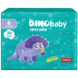 Подгузники Dino Baby Размер 6 (16+ кг) 30 шт (4823098413974)