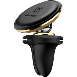 Универсальный автодержатель Baseus Magnet Car Mount Gold (SUGX-A0V)