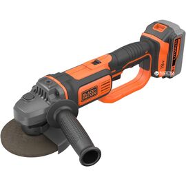 Шлифовальная машина Black&Decker 18V, 4Ah, 125 мм, 8600 об/мин (BCG720M1)