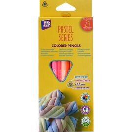 Карандаши цветные Cool For School Pastel Премиум 24 цвета (CF15186)
