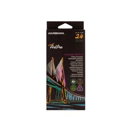 Карандаши цветные Cool For School Art Pro профессиональные 24 цвета (CF15160)
