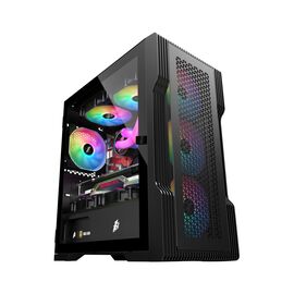 Корпус 1stPlayer T3-4F1-BK