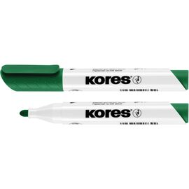 Маркер KORES для белых досок 1-3 мм, зеленый (K20835)