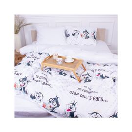 Постельное белье MirSon Сатин 22-1331 No comment Семейный 160х220 (2200005159781)