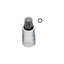 Головка торцевая Toptul SPLINE M8 L55мм 1/2" (BCHA1608)