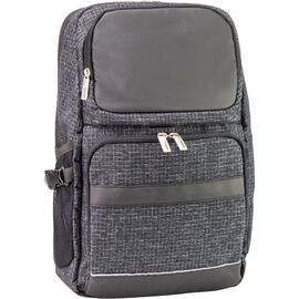 Рюкзак школьный Optima 18.5" Techno мужской 0.7 кг 6-15 л Серый (O96915-01)