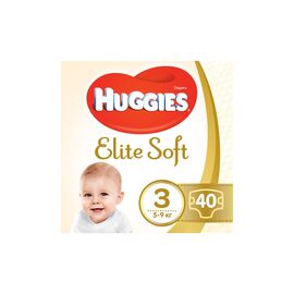 Подгузник Huggies Elite Soft 3 (5-9 кг ) Jumbo 40 шт (5029053572598_5029053547770)