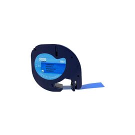 Лента для принтера этикеток UKRMARK D-91205-BK/BL, совместима с DYMO 91205 / S0721650, для серии LT. 12мм х 4м. black on синем (D-91205-BK/BL)