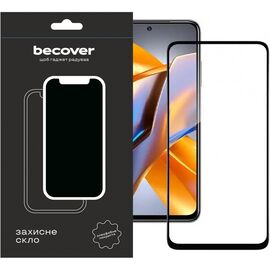 Стекло защитное BeCover Tecno Spark 10 Pro (KI7) Black (709268)