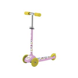 Самокат Bimbo Bike Butterflies 12`12" с регулировкой высоты Розово-желтый (75802-IS)