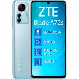 Мобильный телефон ZTE Blade A72S 4/128GB Blue