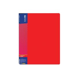 Папка с файлами Economix А4 с 30 файлами, красная (E30603-03)