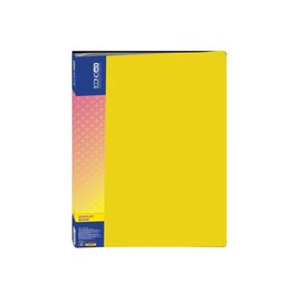 Папка с файлами Economix А4 с 40 файлами, желтая (E30604-05)