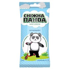 Детские влажные салфетки Сніжна Панда Kids Антимикробный 15 шт. (4820183970480)
