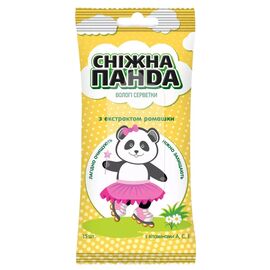Детские влажные салфетки Сніжна Панда Kids Ромашка для рук 15 шт. (4820183970503)