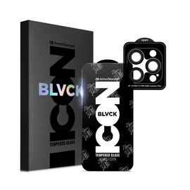 Стекло защитное Armorstandart Supreme Plus Black Icon Apple iPhone 13 Pro (ARM68072)